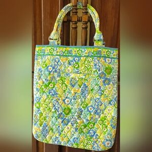 Vera Bradley Limited Edition Slim Tote in English Meadow